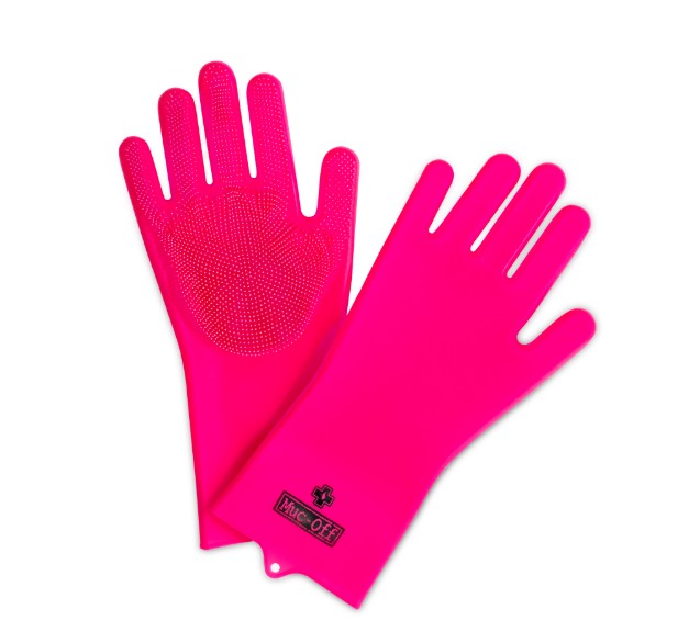 MUC-20406 MUC-OFF DEEP SCRUBBER GLOVES PINK L