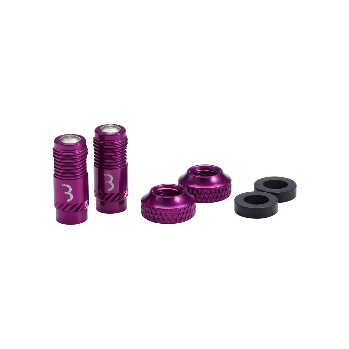 BBB VALVE CAPS CORECAP 2pcs - PURPLE