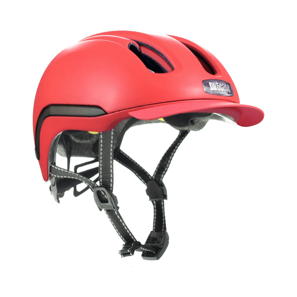 Nutcase VIO Maritime MIPS LED Helmet – Reef (matte coral/orange) – L/XL - Electrify NZ - Electrify NZ
