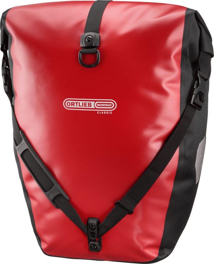 Ortlieb Back-Roller QL2.1 Pannier Set - Red/Black (Pair) - F5302 - bike bag - Ortlieb - Electrify NZ