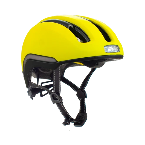 Nutcase VIO Modena MIPS LED Helmet - Hi-Vis Yellow - XL (61–65 cm)