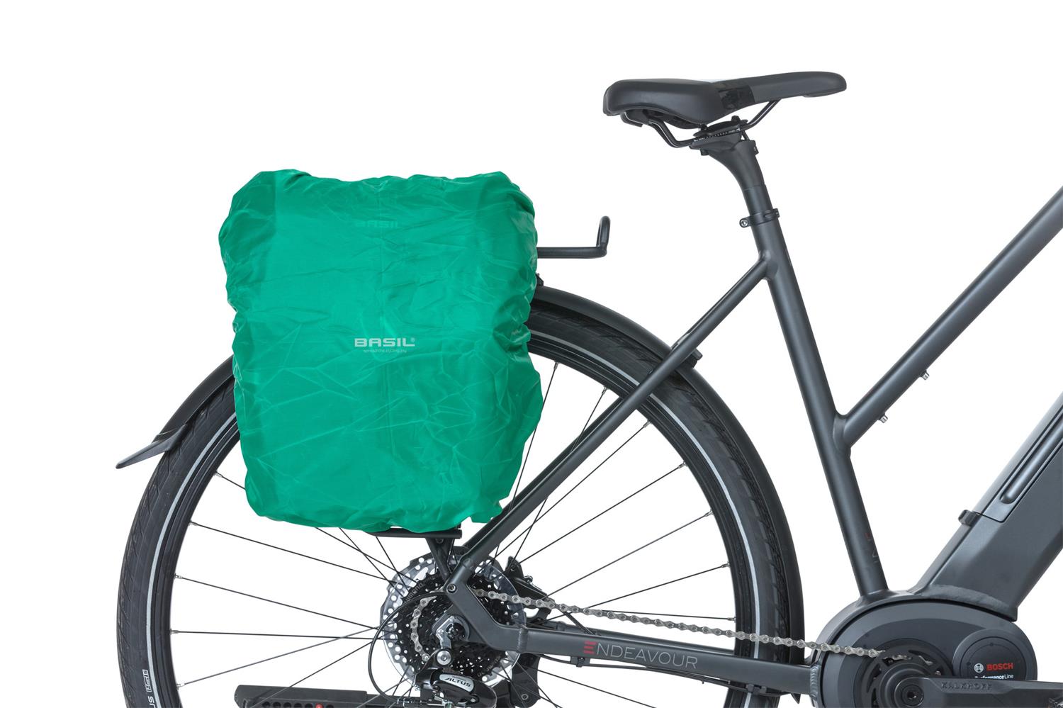 BASIL DISCOVERY 365D, SINGLE BAG, 9L, BLACK MELEE (INCLUDES RAIN COVER) - Accessories - Marleens - Electrify NZ