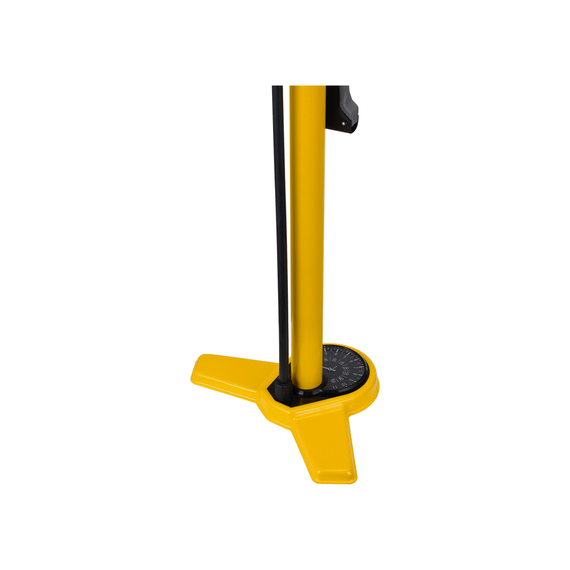 BBB 'AIRSTEEL' FLOORPUMP YELLOW 670mm (DualHead Valve) - ACCESSORIES - Marleens - Electrify NZ