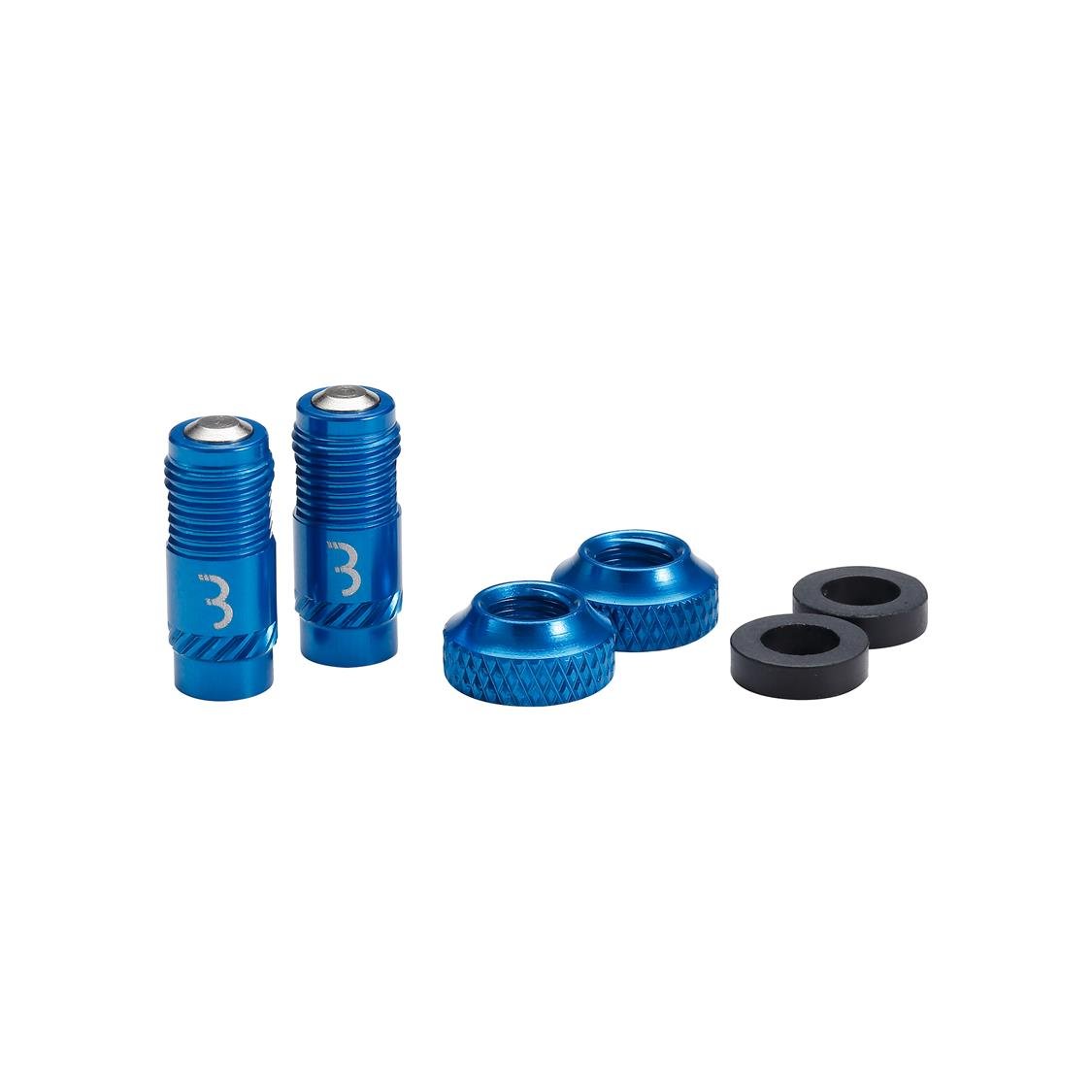 BBB VALVE CAPS CORECAP 2pcs - BLUE - Electrify NZ - Electrify NZ