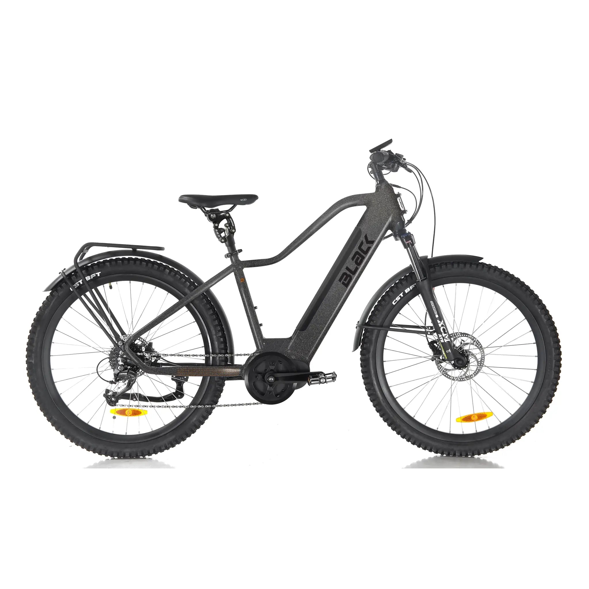 Black ATB - H (All terrain) 48V E - Bike - Leisure & Trail - Black - Electrify NZ