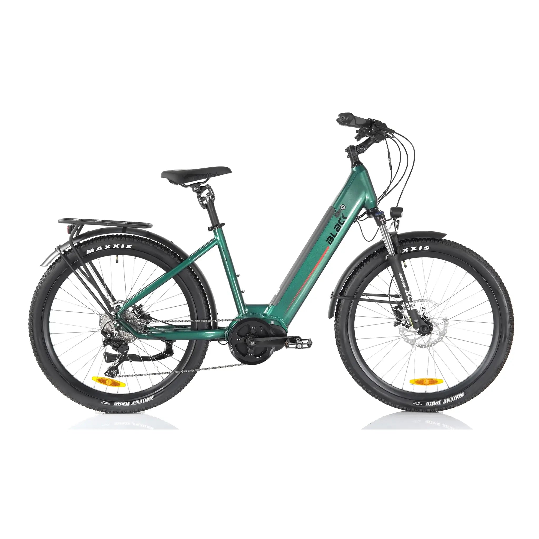 Black ATB - L (All terrain) 48V E - Bike - Leisure & Trail - Black - Electrify NZ