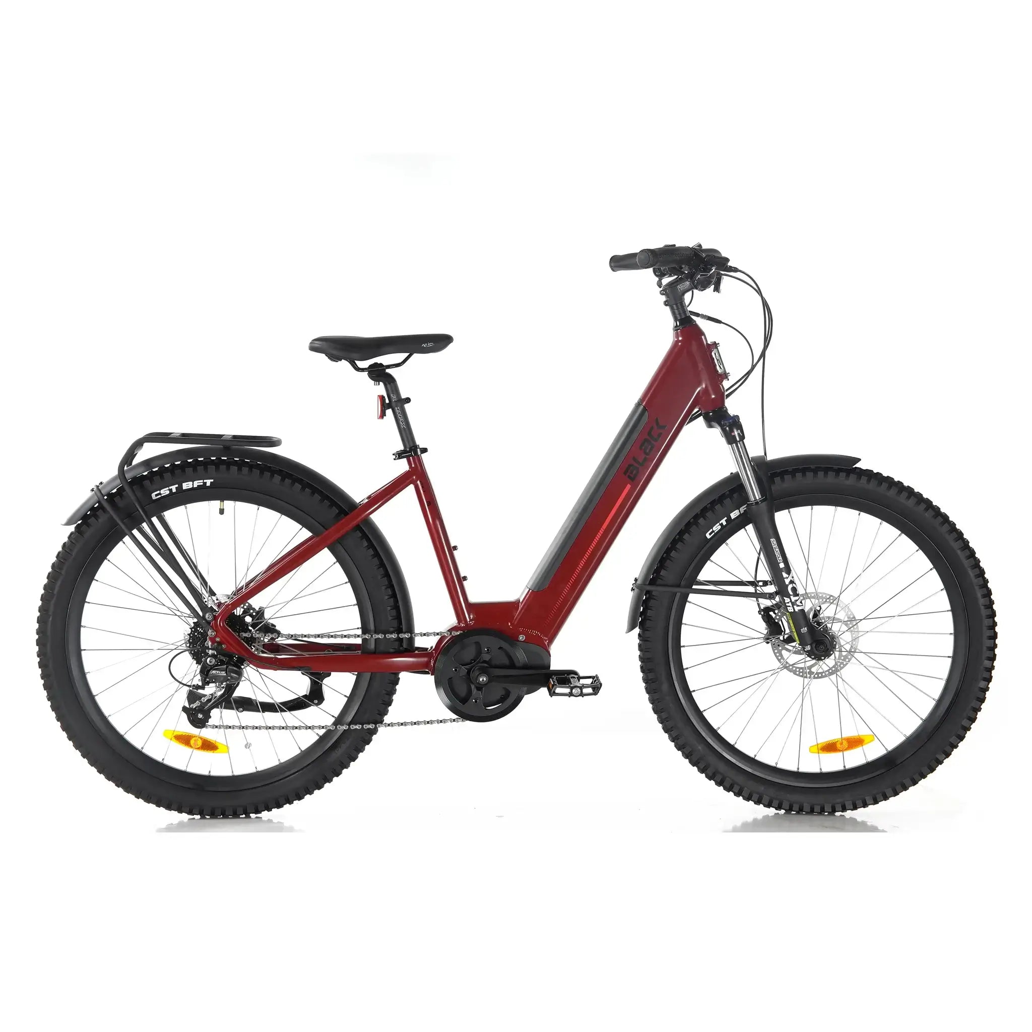 Black ATB - L (All terrain) E - Bike 26" - Leisure & Trail - Black - Electrify NZ