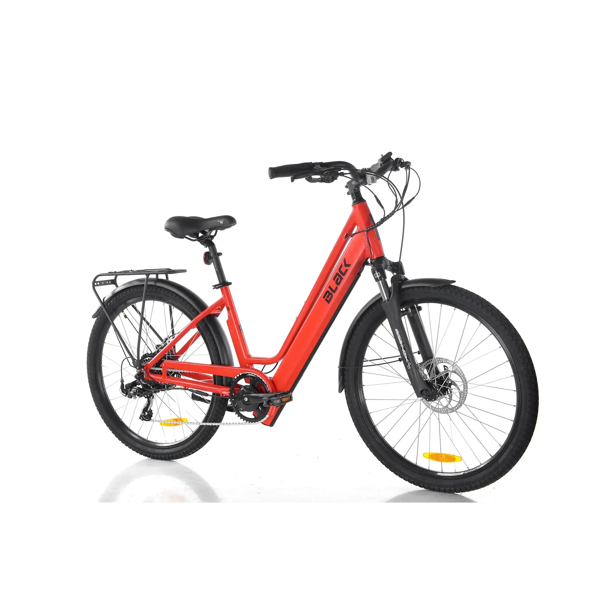 Black City E - Bike - City and Commuter - Black - Electrify NZ