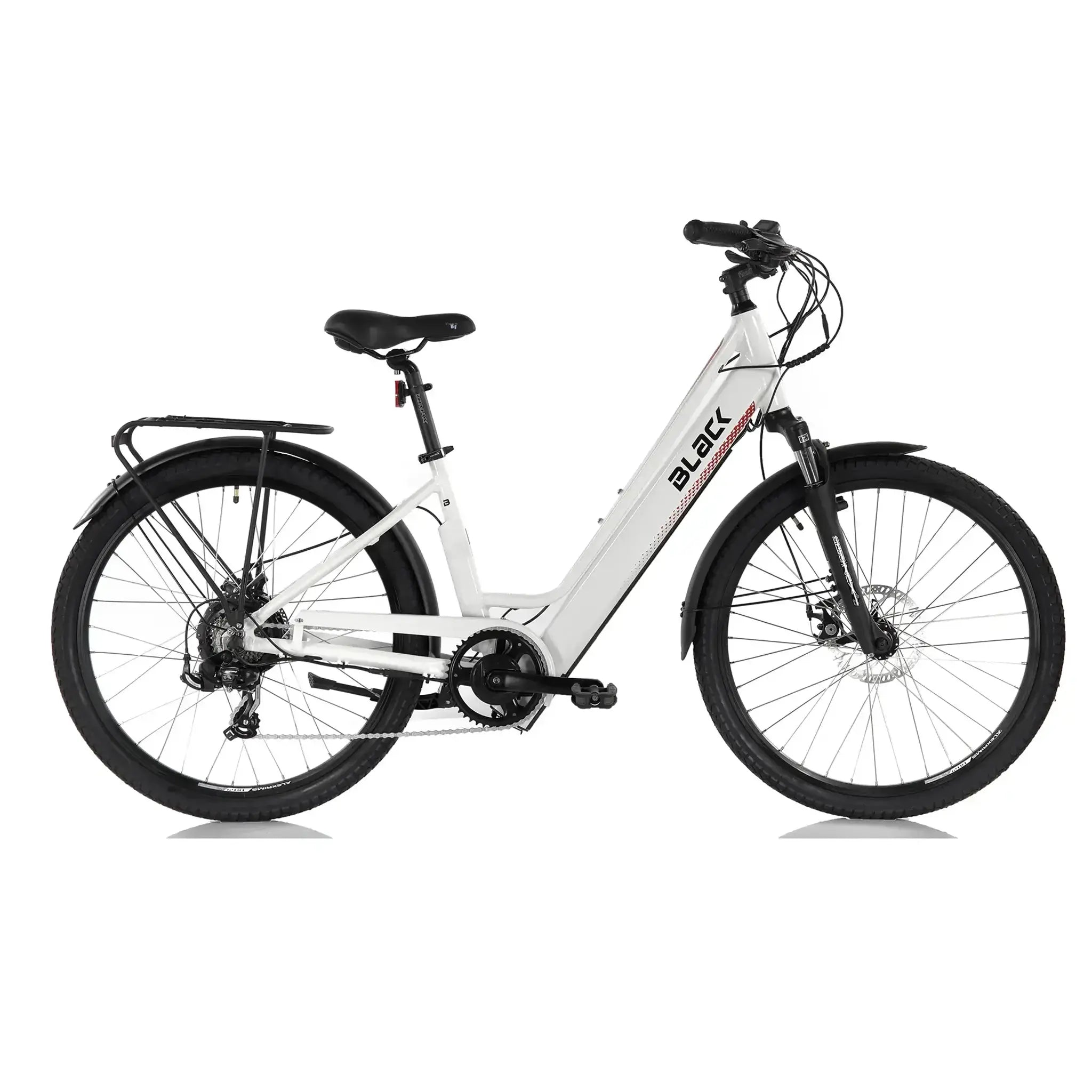 Black City E - Bike - City and Commuter - Black - Electrify NZ