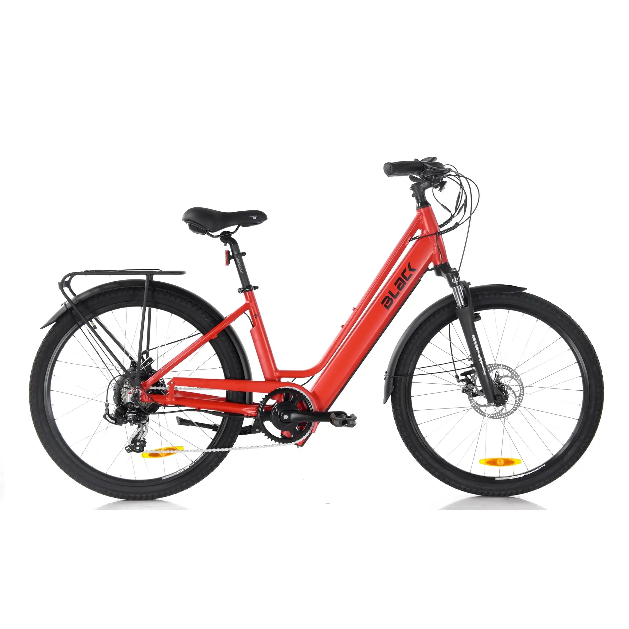 Black City E - Bike - City and Commuter - Black - Electrify NZ