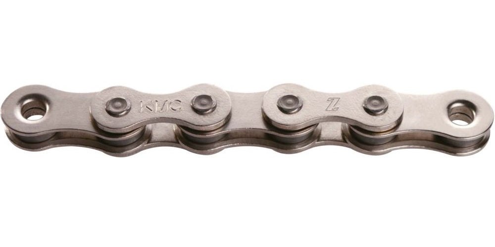 CHAIN KMC 'Z1eHX NARROW' 1SPD 1/2" x 3/32" SILVER/SILVER (e - bike compatible) - ACCESSORIES - Marleens - Electrify NZ