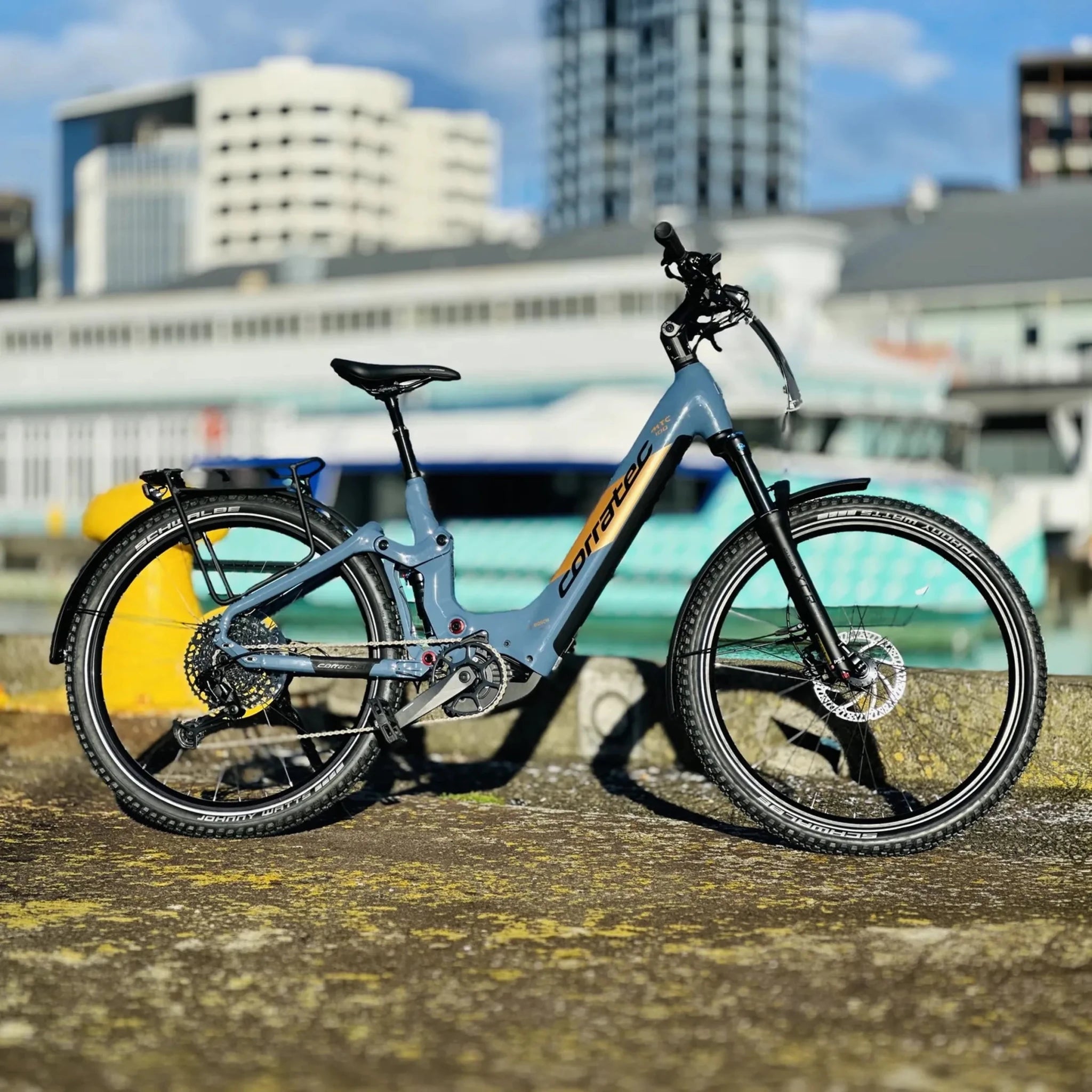 Corratec E - Power MTC 100 Wave - Full Suspension Step - Thru E - Bike - Corratec - Electrify NZ