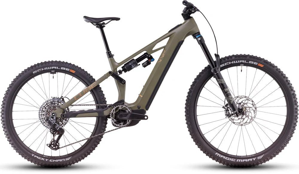 Cube Stereo Hybrid ONE77 HPC TM 800 dustyolive'N'gold 2025 - Cube - Electrify NZ