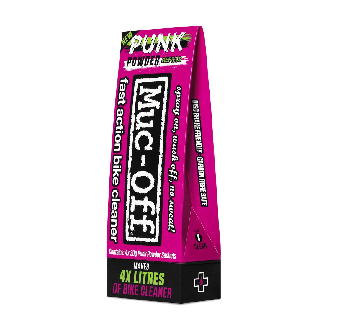 MUC-20561   MUC-OFF PUNK POWDER BIKE CLEANER 4 PACK