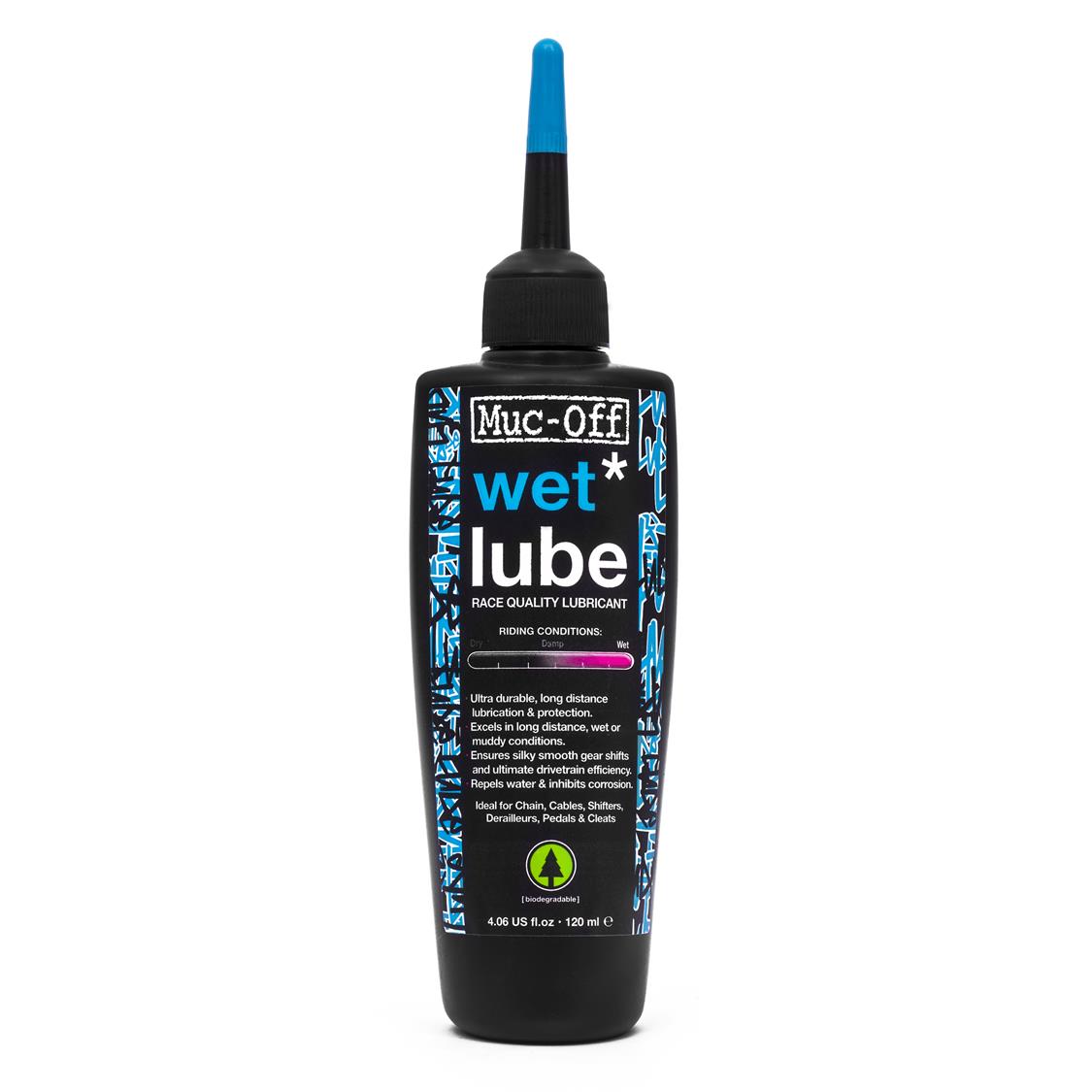 MUC-967	 	MUC-OFF BICYCLE WET WEATHER LUBE 120ML