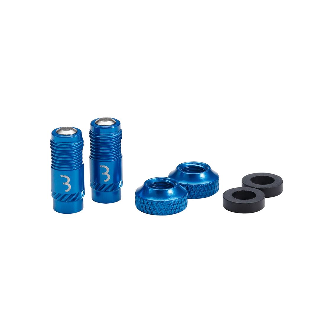 BBB VALVE CAPS CORECAP 2pcs - BLUE