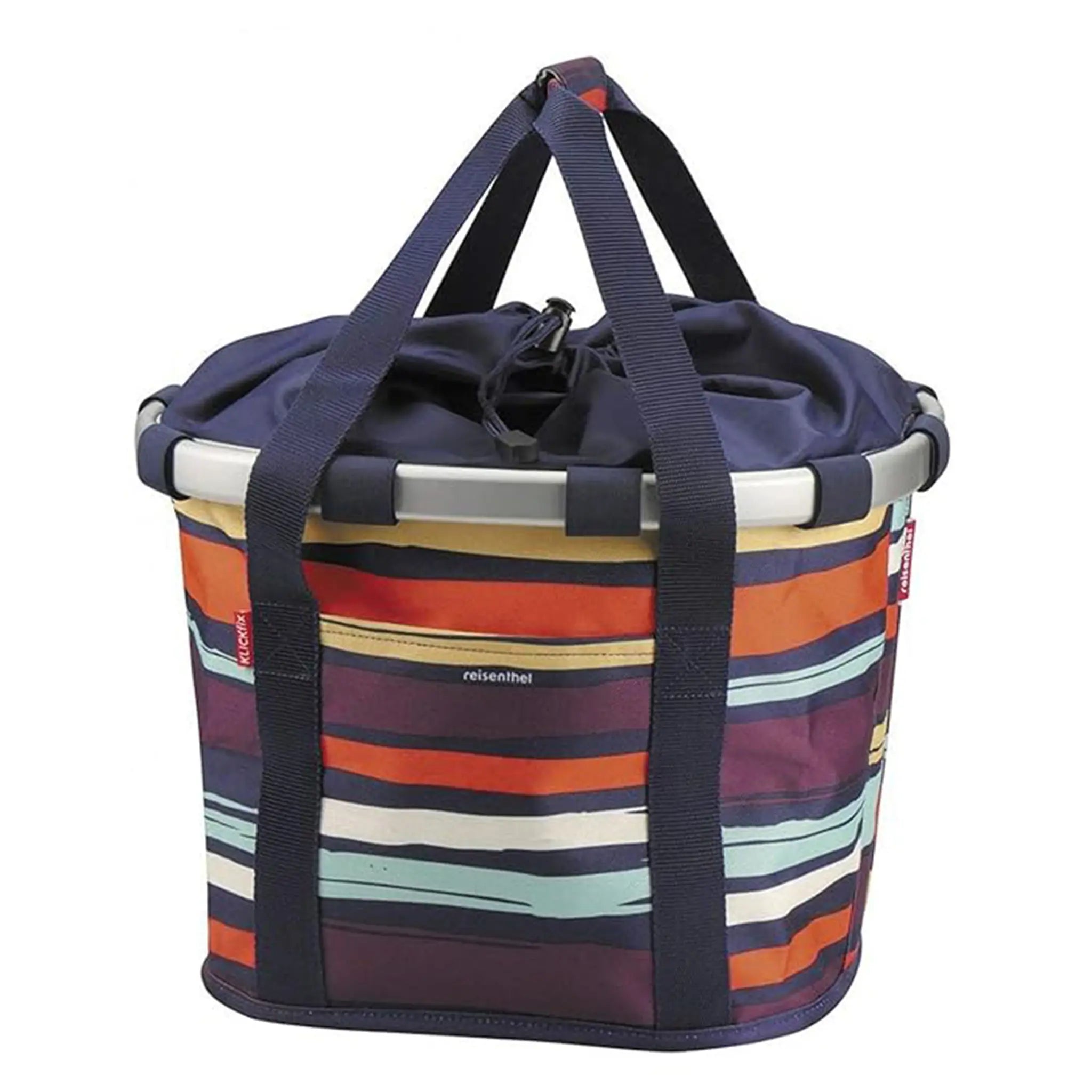 KLICKfix Bike Basket - Artist Stripes - Bicycle Basket - KLICKfix - Electrify NZ