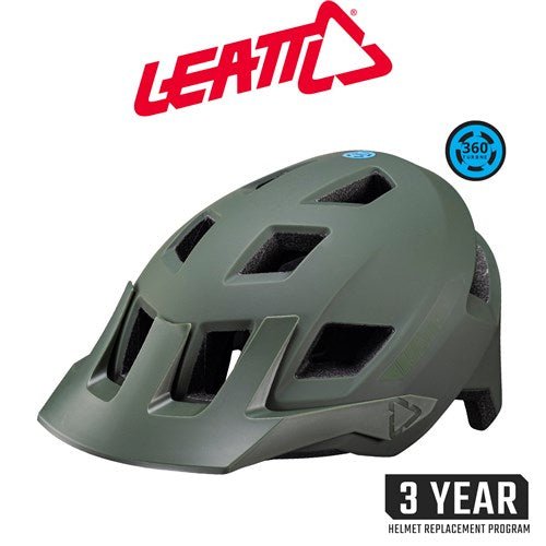 LEATT Helmet AllMtn 1.0 Spinach Medium - 55 - 59cm - Electrify NZ - Electrify NZ