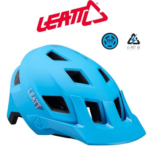 LEATT Helmet MTB All MTN 1.0 V24 Cyan - Large 59 - 63cm - Electrify NZ - Electrify NZ