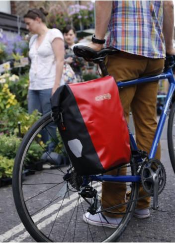 Ortlieb Back-Roller QL2.1 Pannier Set - Red/Black (Pair) - F5302 - bike bag - Ortlieb - Electrify NZ