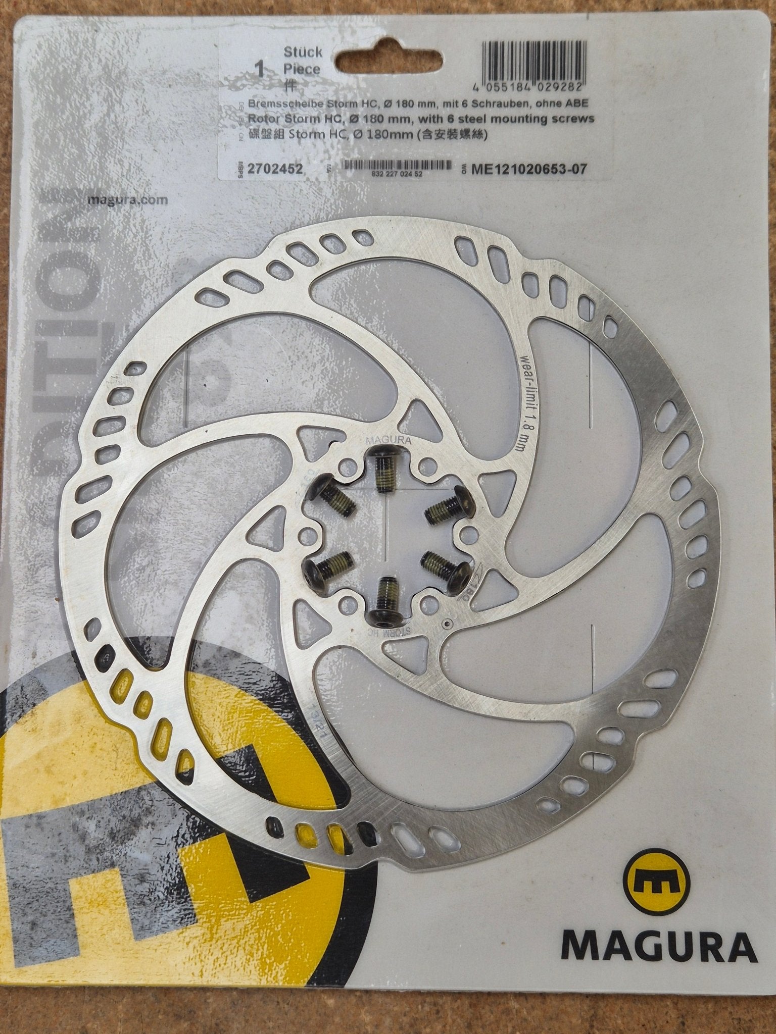 Rotor, Magura Storm HC, 180mm, 6 bolt - Magura - Electrify NZ