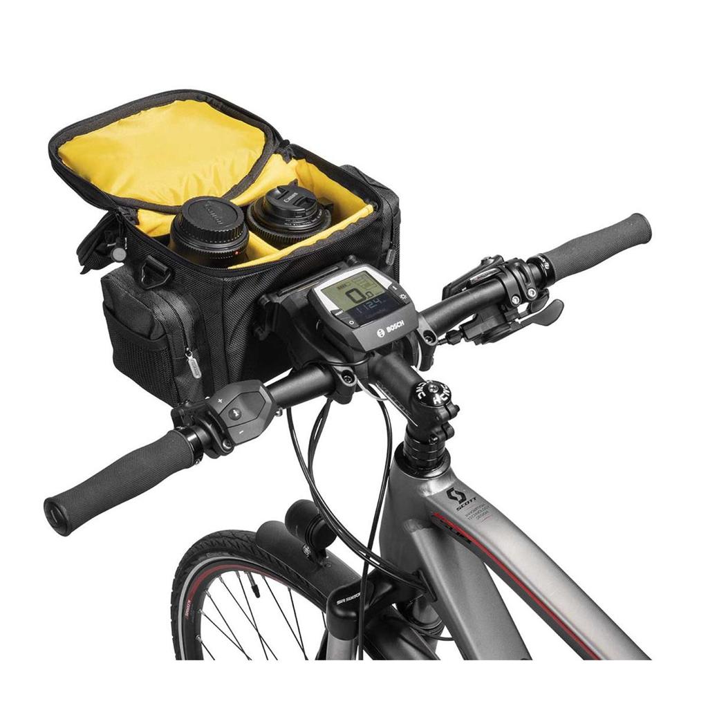 Topeak TourGuide Handlebar Bag with Fixer 8E – Black – 5L - BAGS - Topeak - Electrify NZ