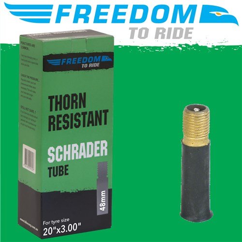 Tube - Thorn Resistant Schrader 20"x3.00" 48mm (20) - Electrify NZ - Electrify NZ