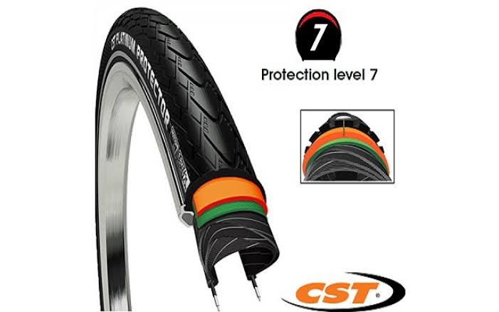 TYRE 700c x 45 PLATINUM PROTECTOR C1920 (E - BIKE APPROVED) (28 x 1.75 x 2) - ACCESSORIES - Marleens - Electrify NZ