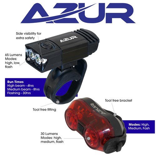 USB Beacon 65/30 Lumens Light Set - Electrify NZ - Electrify NZ