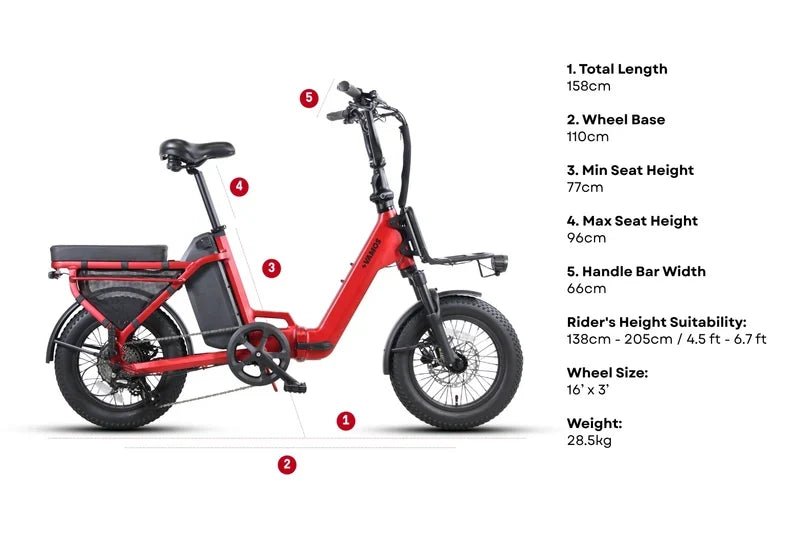 Vamos El Doblez Folding E-Bike - vendor_Christchurch - Electrify NZ